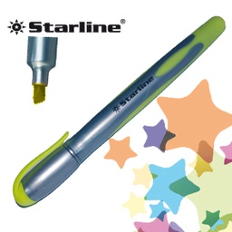 [STL1638] EVIDENZIATORE STARLINE GIALLO P.SCALPELLO 1-4MM