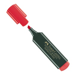[46086] EVIDENZIATORE TEXTLINER ROSSO FABER-CASTELL
