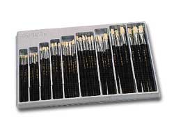 [28161] EXPO 126 PENNELLI PIATTI IN SETOLA SERIE ART.577