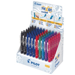 [66502] Expo 60 penna scatto Frixion Clicker 0,7mm colori assortiti Pilot