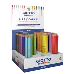 [90631] Expo pastelli colorati Supermina - 216 pezzi - colori assortiti - Giotto