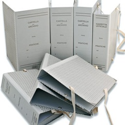 [73591] FALDONE con LEGACCI RIVETTATI 35X25cm dorso 8cm