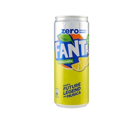 [93825] Fanta Lemon Zero Lattina 33cl
