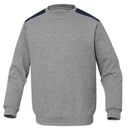 [92262] Felpa Sportiva Olino in pile Tg. XL grigio