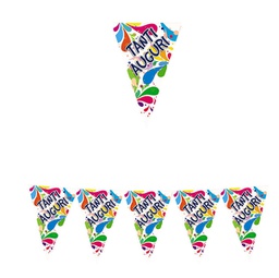 [94667] Festone Tanti Auguri lungh. 6mt Big Party