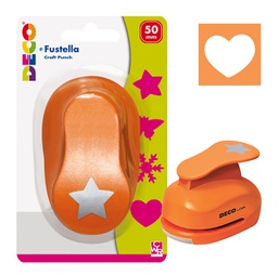 [88997] Fustella con motivo Cuore dim. 50mm DECO