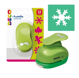[88995] Fustella con motivo Fiocco di neve dim. 25mm DECO