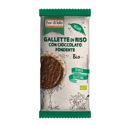[95150] Gallette di riso con cioccolato fondente 100gr Fior di Loto -stagionale