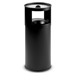 [58115] GETTACARTE/POSACENERE H 80CM NERO AUTOEST.