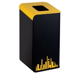 [93761] Gettacarte Rubik Evo Giallo 80Lt per raccolta differenziata