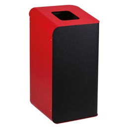 [92519] Gettacarte Rubik Rosso 80Lt per raccolta differenziata