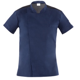 [96668] Giacca da cuoco Thiago a manica corta Tg. M blu
