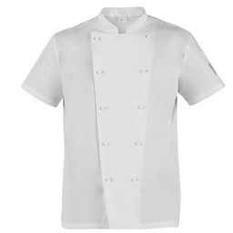 [96648] Giacca da cuoco Tommaso a manica corta Tg. M bianco