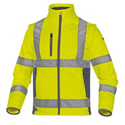 [86492] Giacca Softshell Moonlight 2 alta visibilitA' giallo fluo tg.XL DeltaPlus