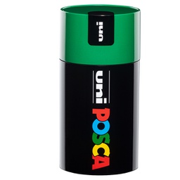 [96219] Gift Box c/coperchio verde 18 marcatori Uni Posca PC5M p. media col.ass. UNI