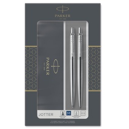 [88266] Gift Set portamine 0,5mm + sfera M Jotter stainless steel CT Parker