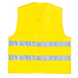 [76324] GILET ALTA VISIBILITA' GIALLO FLUO Tg. L