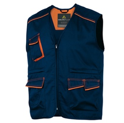 [86059] GILET da LAVORO M6GIL blu/arancio Tg. M PANOSTYLE
