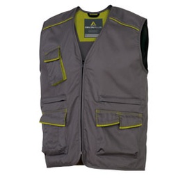 [73715] GILET da LAVORO M6GIL grigio/verde Tg. L PANOSTYLE
