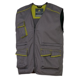 [83714] GILET da LAVORO M6GIL grigio/verde Tg. M PANOSTYLE