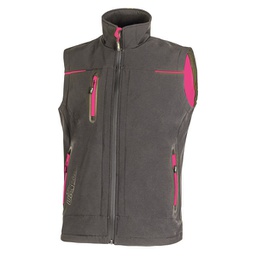 [97979] Gilet donna Universe Lady grigio-fucsia Taglia L U-power
