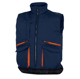 [86099] Gilet imbottito Sierra 2 Tg. XXL blu/arancio