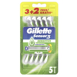 [88024] Gillette Sensor 3 Sensitive - usagetta 3+2pz