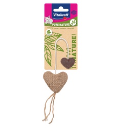[92102] Gioco Pure Nature cuore con Catnip per gatti