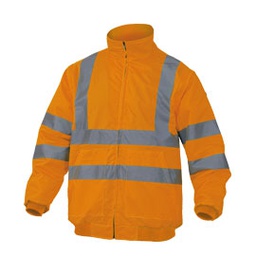 [73757] GIUBBOTTO ALTA VISIBILITA' RENO arancio fluo Tg. XL