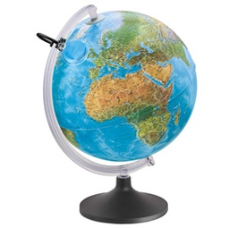 [56952] GLOBO GEOGRAFICO ILLUMINATO LUMIERISSIMO D 30CM Tecnodidattica