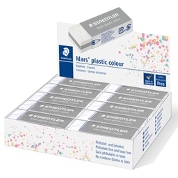 [92713] Gomma Mars  plastic grigio chiaro Staedtler