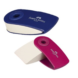 [61278] GOMMA MINI SLEEVE CON CUSTODIA FABER CASTELL