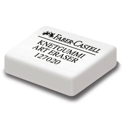 [51487] GOMMA PANE BIANCA QUADRANGOLARE FABER CASTELL