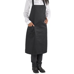 [91113] Grembiule in cotone poliestere color nero Leone