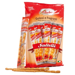 [93837] Grissini Saltelli multipack 240gr (18 monoporzioni) Valledoro