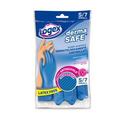[88969] Guanti in nitrile DERMASAFE tg. S Blu