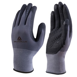 [80475] GUANTO DI PRECISIONE VE727NO Tg.08 palmo NITRILE/PU + puntini