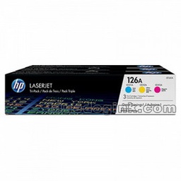 [HPCF341A] HP126A COLOR TRI-PACK LASERJET TONER CARTRIDGE