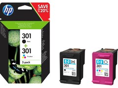 [HPN9J72AE] HP 301 INK CARTRIDGE COMBO 2-Pack (NERO+COLORE