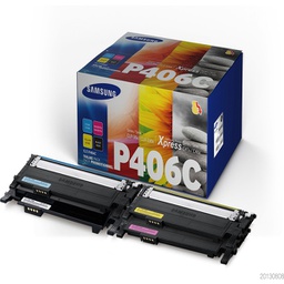 [SAMSU375A] Hp/Samsung Toner CYMK CL-P406C 4-pk