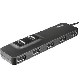 [79270] HUB OILA 7 PORTE USB 2.0 ALIMENTATO TRUST