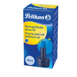 [44657] INCHIOSTRO BLU 4K S/OLIO 28ML X CUSCINETTI PELIKAN