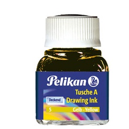 [36330] INCHIOSTRO DI CHINA 523 GIALLO 5 10ML PELIKAN