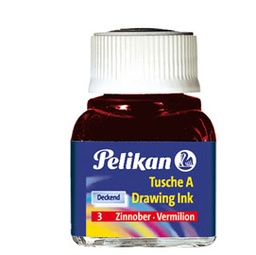 [36329] INCHIOSTRO DI CHINA 523 VERMIGLIONE 3 10ML PELIKAN