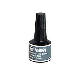 [86988] Inchiostro per cuscinetti a base alcool 30gr nero Viva