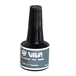 [86991] Inchiostro per cuscinetti a base d'olio 30gr nero Viva