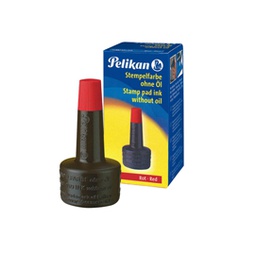 [45294] INCHIOSTRO ROSSO 4K S/OLIO 28ML X CUSCINETTI PELIKAN