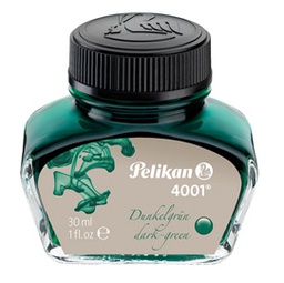 [36319] INCHIOSTRO STILOGRAFICO PELIKAN 4001 30ML VERDE SCURO