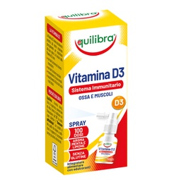 [92290] Integratore Vitamina D3 Sistema Immunitario OssaMuscoli Spray 13ml Equilibra