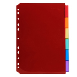 [94270] Intercalari neutri in PP trasparente 6 posizioni 3906E Exacompta